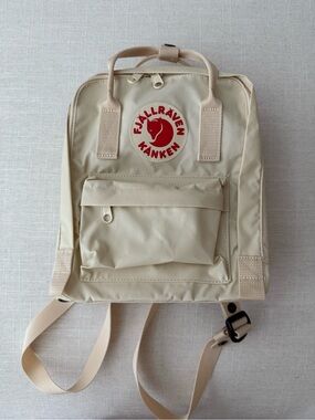 Authentic Fjällräven Kånken Mini Backpack Cream Beige